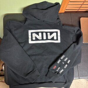 Nine Inch Nails "Peel It Back Tour 2025" pullover hoodie